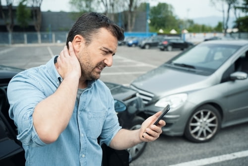 what to do after an Uber accident, a man calling an Uber accident attorney