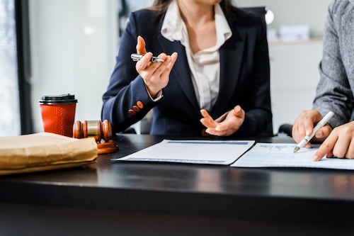 Lawyers Discussing Case - Car Accident Arbitration