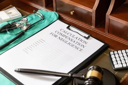 Georgia Negligence Law Georgia negligence law, car accident lawyer, A personal injury lawyer reviewing a personal injury claim with clients, focusing on how to prove negligence and seek full compensation from an insurance company.