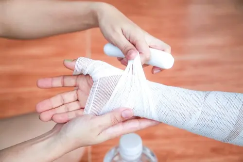 Injury Types A burn injury is one of many injury types from a car accident